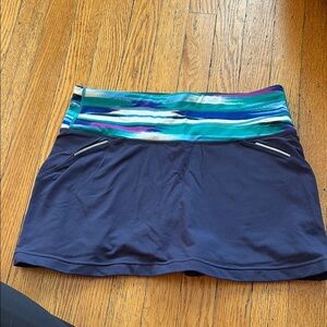 Athleta Green and Black Skirt